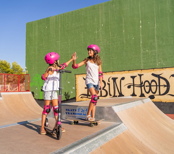 Brand new skatepark Magic Robin Hood Holiday Park Alfaz del Pi